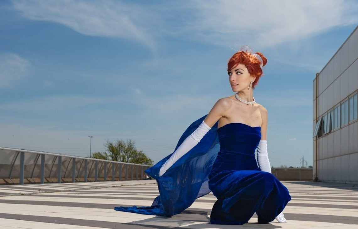 Anastasia Blue dress cosplay – MJcostume
