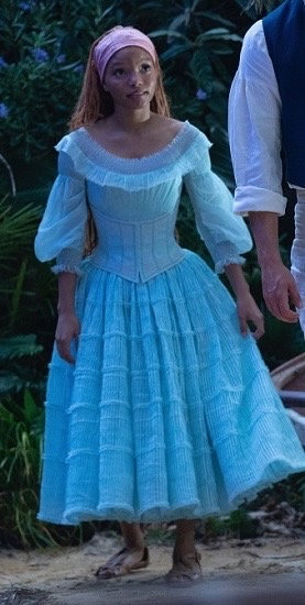 ariel dress blue Ariel village Town Halle Bailey dress – MJcostume