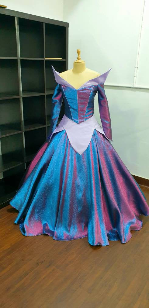 Color changing aurora Dress Cosplay costume MJcostume Color changing aurora Dress Cosplay costume MJcostume