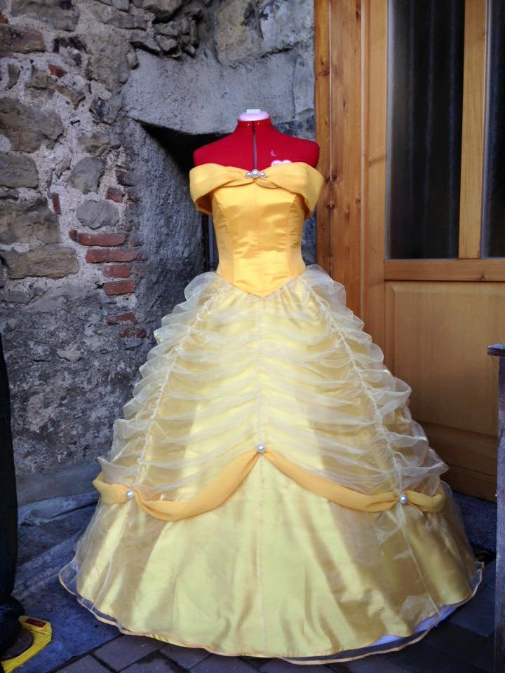 Belle yellow dress from Beauty and the Beast costume – MJcostume Belle yellow dress from Beauty and the Beast costume – MJcostume