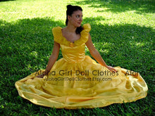 Load image into Gallery viewer, Classic Belle Princess Cosplay Costume Gown Dress for Girls Teens Adults