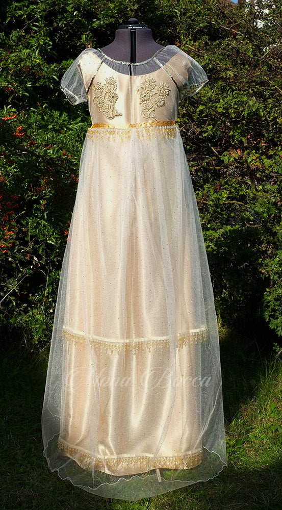 Wedding anniversary Gold dress – MJcostume