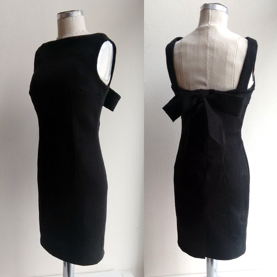 black silk dressing gown Audrey Hepburn Little Black DressLBD breakfast at tiffany 50s style Co –  MJcostume