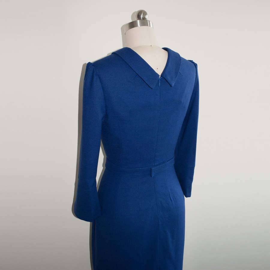 Blue workdress Kate Middleton Blue Pencil and Royal Canada tour tailor –  MJcostume