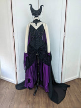 Load image into Gallery viewer, SAMPLE SALE Maleficent Costume Cosplay Corset Adult