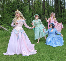 Load image into Gallery viewer, SAMPLE SALE Merriweather Costume Blue Fairy Cosplay Dress Female Adult
