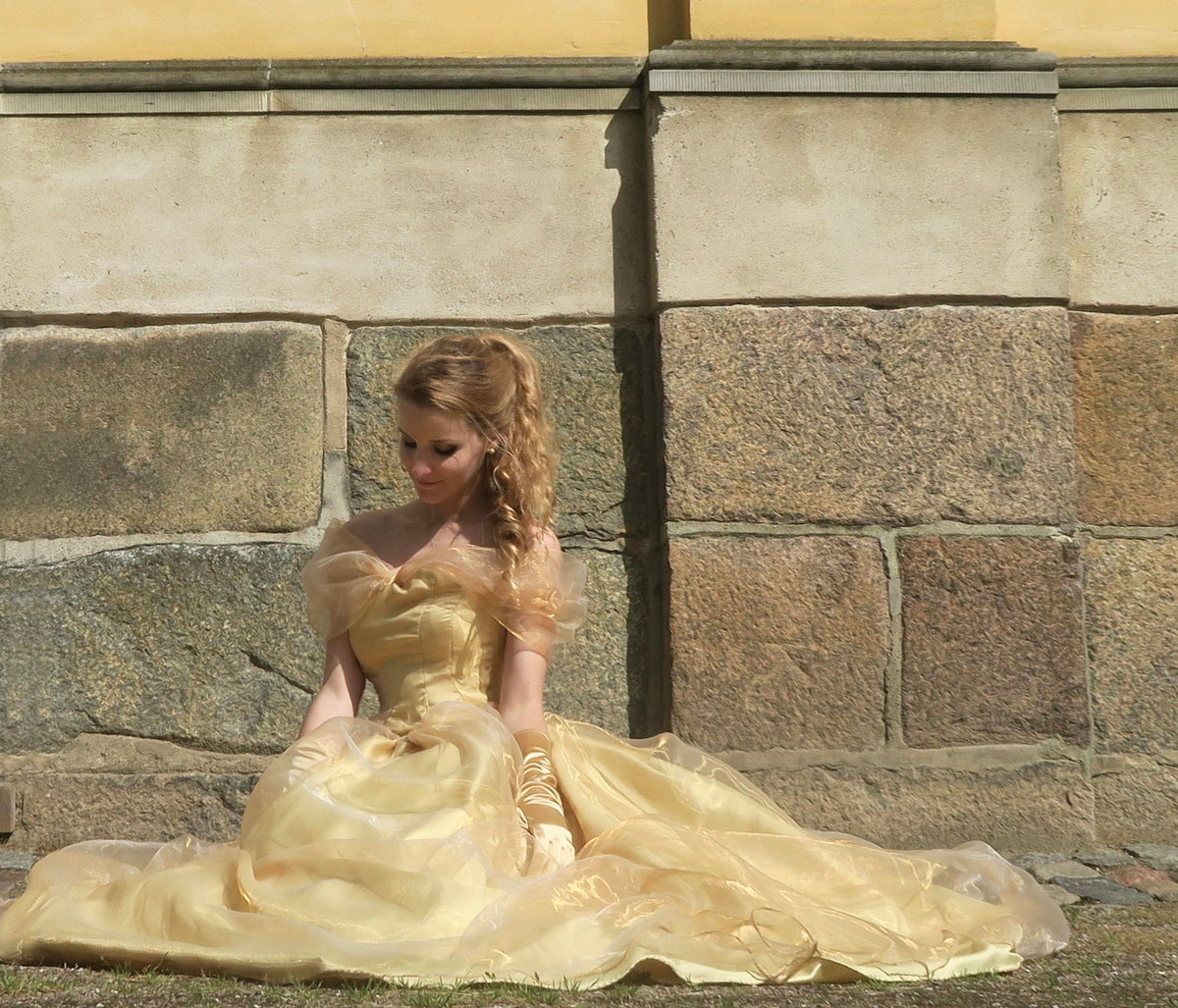 Beauty and the Beast Costume Ball Dress Princess Belle Gown – MJcostume