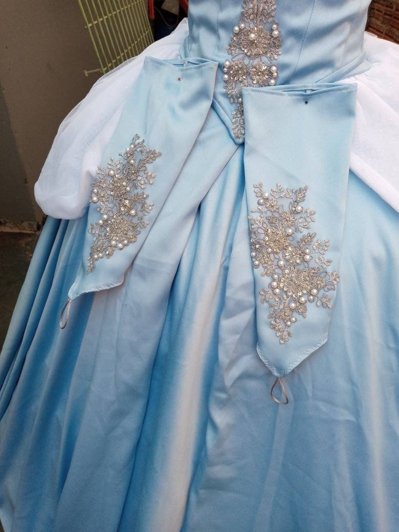 Dress with hoop skirt Princess Cinderella dress MJcostume Dress with hoop skirt Princess Cinderella dress MJcostume