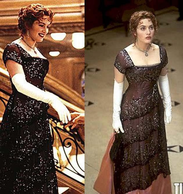 white christmas dresses Titanic Dress, Titanic costume, Rose Outfit, Edwardian era dress, Edwa –  TwirlingDresses main image 1