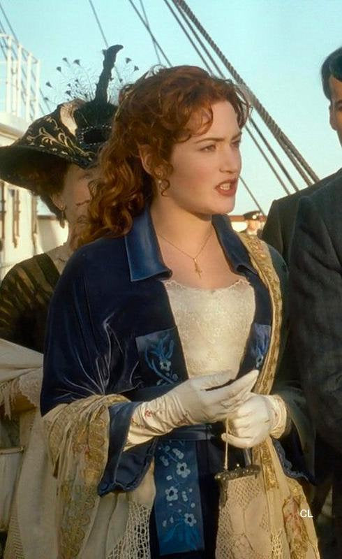 Velvet Titanic Valencienne Lace Belle ROSE DEWITT BUKATER flying Dress – MJcostume