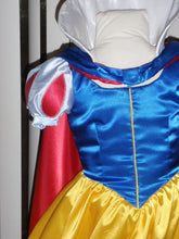 Load image into Gallery viewer, Snow White Princess Costume Once Upon A Time Dress Gown for Girls w/ Sleeve Options