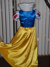 Load image into Gallery viewer, Snow White Princess Costume Once Upon A Time Dress Gown for Girls w/ Sleeve Options