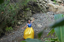 Load image into Gallery viewer, Snow White Princess Costume Once Upon A Time Dress Gown for Girls w/ Sleeve Options