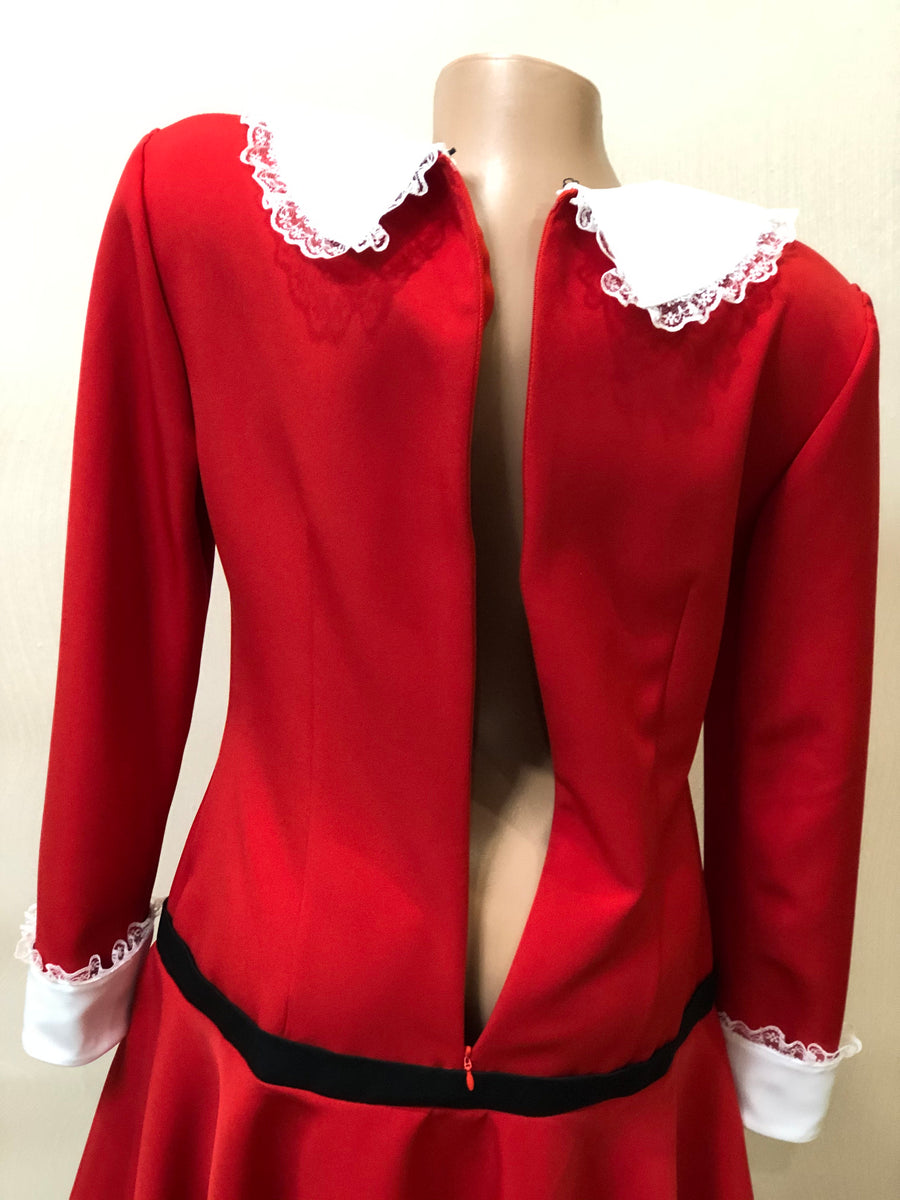 veruca salt red dress Last-Minute Veruca Salt Costume Idea