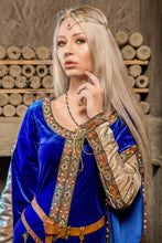 Load image into Gallery viewer, Women's Historical Costume Princess Ophelia A reproduction of the traditional dressmaking of the late 14th century
