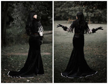Load image into Gallery viewer, Yennefer Cosplay costume Highly detailed Yennefer's black dress Yennefer Cosplay Outfit Black Full Set Lady Witch Costume Saga Cosplay