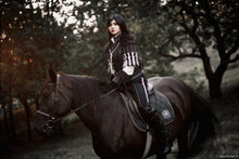 Load image into Gallery viewer, Yennefer Cosplay costume Highly detailed Yennefer's black dress Yennefer Cosplay Outfit Black Full Set Lady Witch Costume Saga Cosplay
