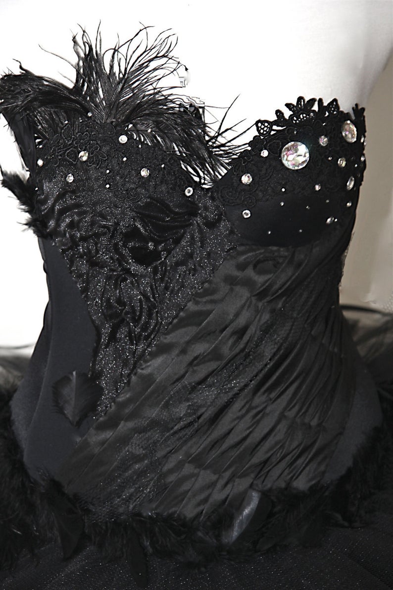 blue dress for baby girl The Swan Dress – Bestselling Concert Black Dress for Musicians main image 1