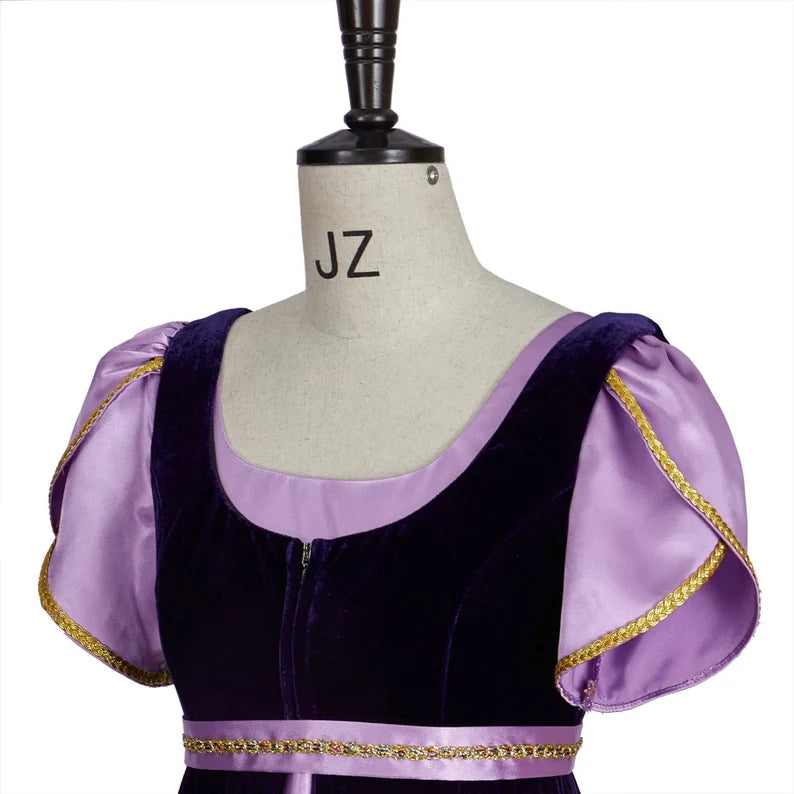 Bridgerton Dress Bridgerton Kate Sharma Regency Dress Purple Dress –  MJcostume