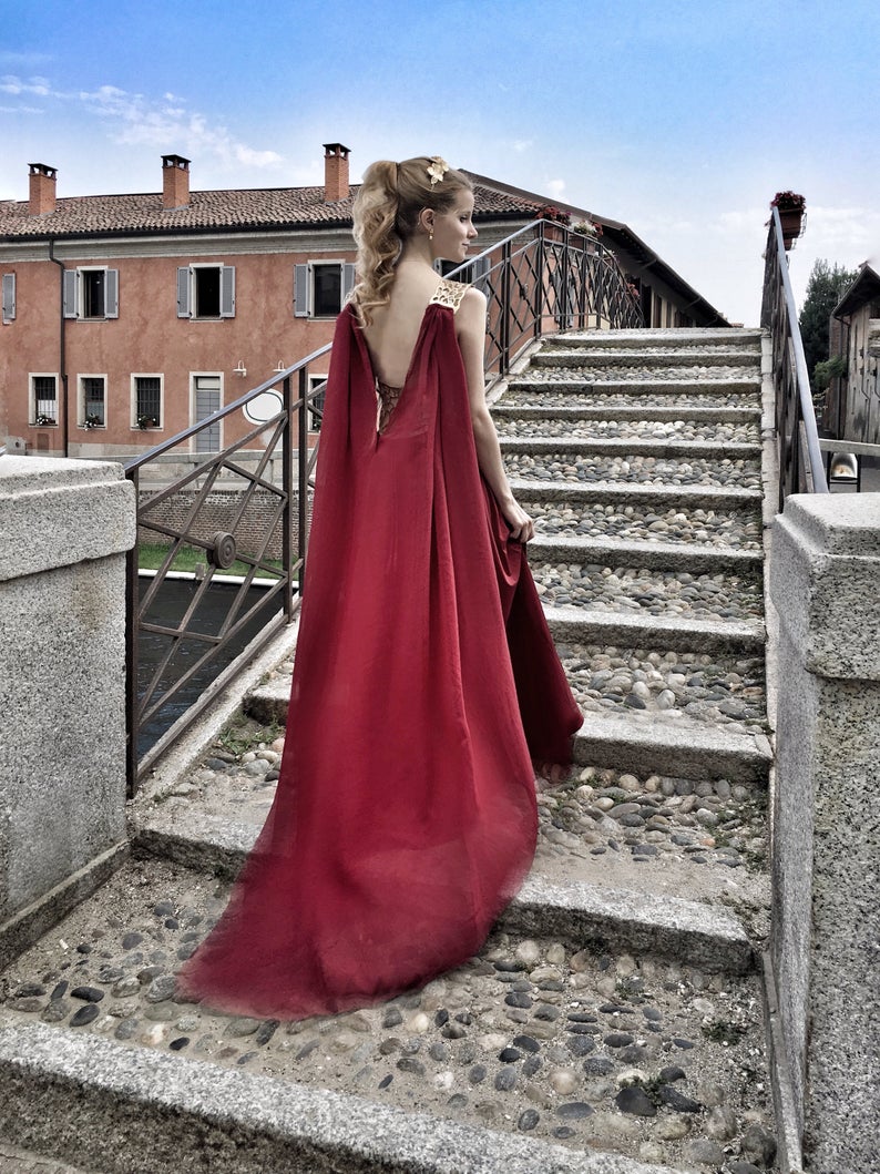 Daenerys Dress Grecian Gown from Game of Thrones – MJcostume
