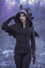 Load image into Gallery viewer, Female Black Dragon Hoodie Black Dragon Outfit Cosplay Costume
