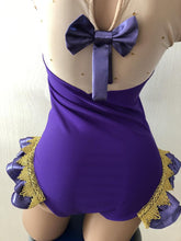 Load image into Gallery viewer, The Greatest Showman Anne Wheeler Costume Purple Outfit for Women Adults Bodysuit Cape Gloves