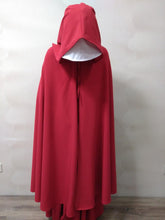 Load image into Gallery viewer, The Handmaid's Tale Costume Bonnet Red Dress Hooded Cloak