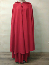 Load image into Gallery viewer, The Handmaid's Tale Costume Bonnet Red Dress Hooded Cloak