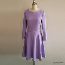 Load image into Gallery viewer, Kate Middleton Purple Lavender Dress Duchess Cambridge Dress