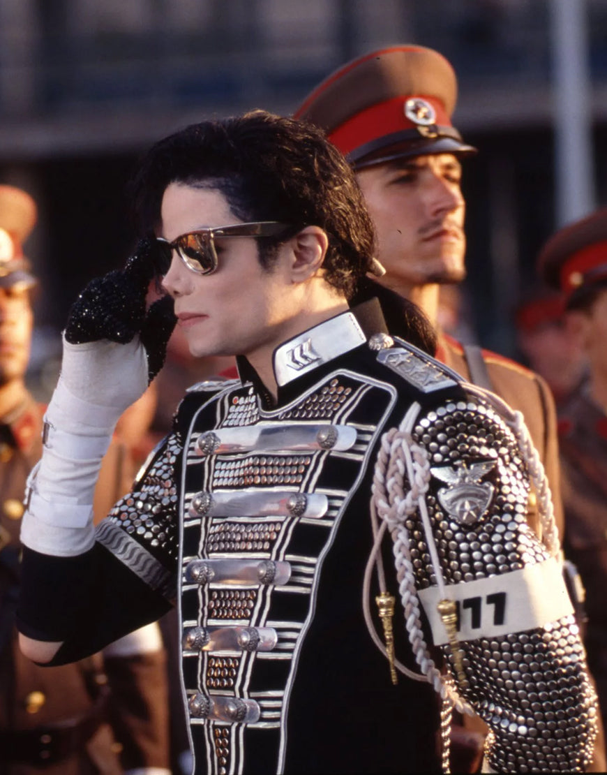 Kids/Men/Women Michael Jackson History Tour Outfit Black Jacket