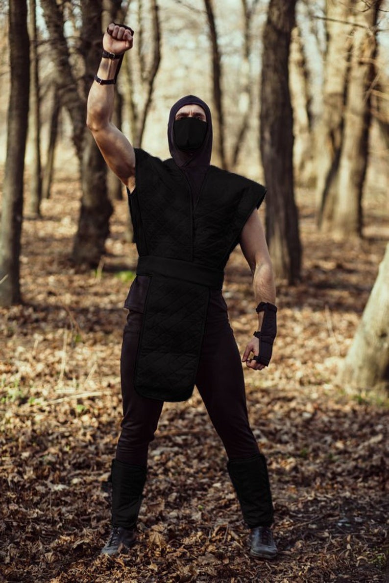 Mens Dark Ninja Costume