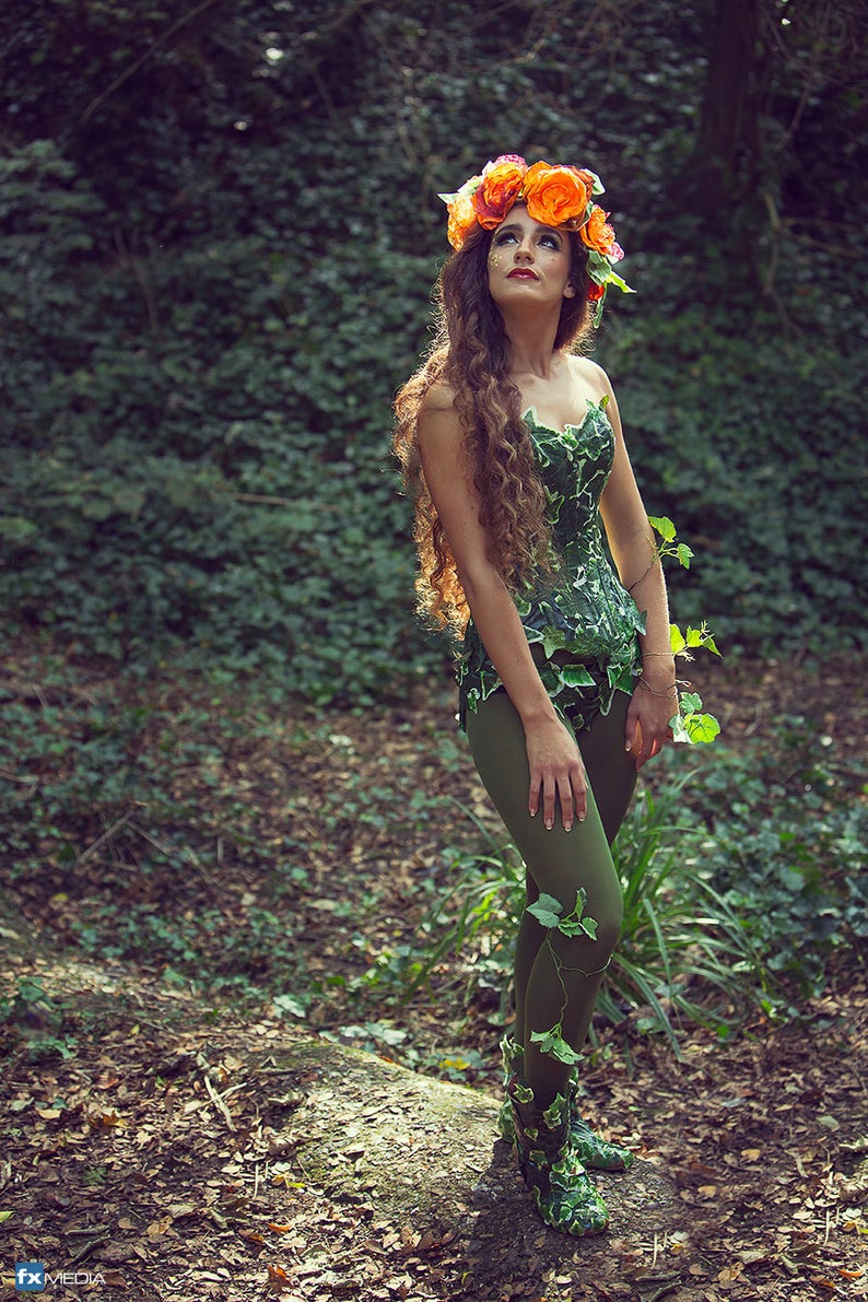 green dress poison ivy costume Lethal Beauty (Poison Ivy) Women's Costume main image 0