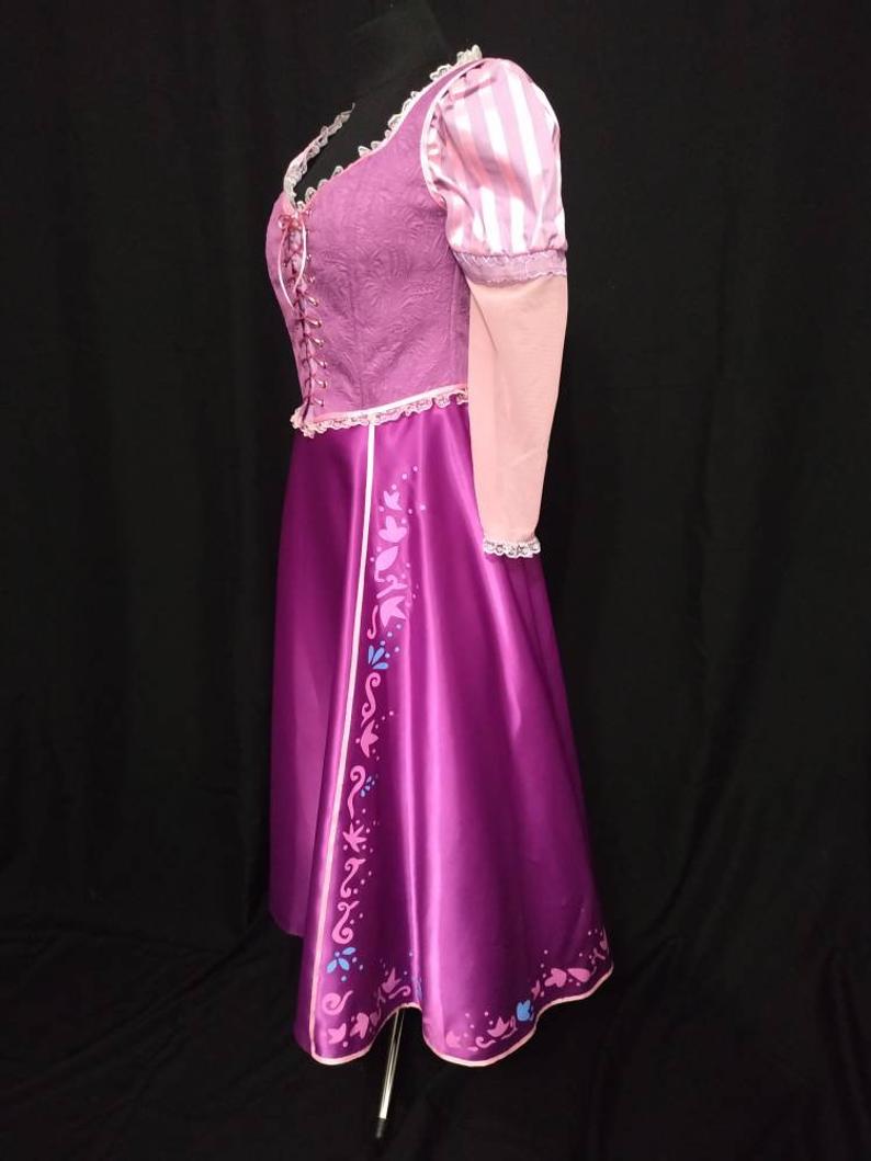 Princess Rapunzel Dress Purple Adults Rapunzel Outfit Costume for Wome – MJcostume