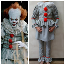 Load image into Gallery viewer, Stephen King Pennywise Costume Pennywise It Costume for Kids Girls Women