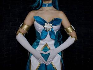Star Guardian Soraka Cosplay Costume Women LoL Cosplay League of Legends Soraka Costume Cosplay Girls Halloween Costume Cosplay Outfit Anime