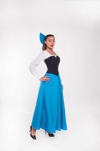 Ariel cosplay costume from The Little Mermaid movie princess outfit Blue dress Halloween costume