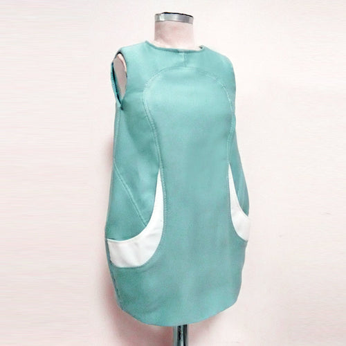 Colorblock Cocoon Vintage 1960s mod dress