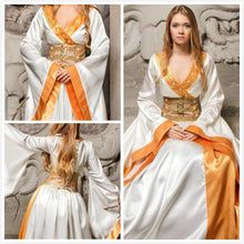 Load image into Gallery viewer, Game of Thrones made to order costume Cersei Lannister in White High quality handmade costume of fine detail and materials