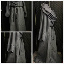 Load image into Gallery viewer, Maester robe game of thrones grey linen custom made for you