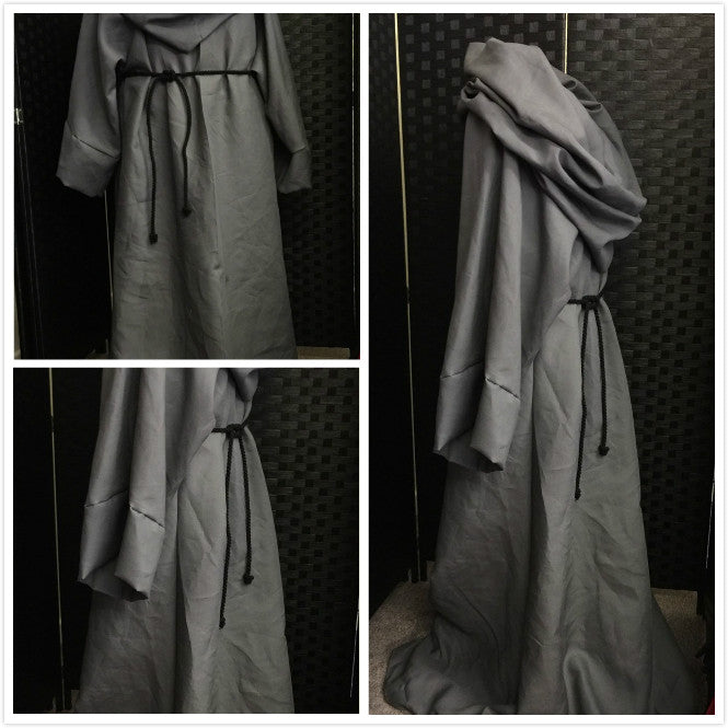 Maester robe game of thrones grey linen custom made for you