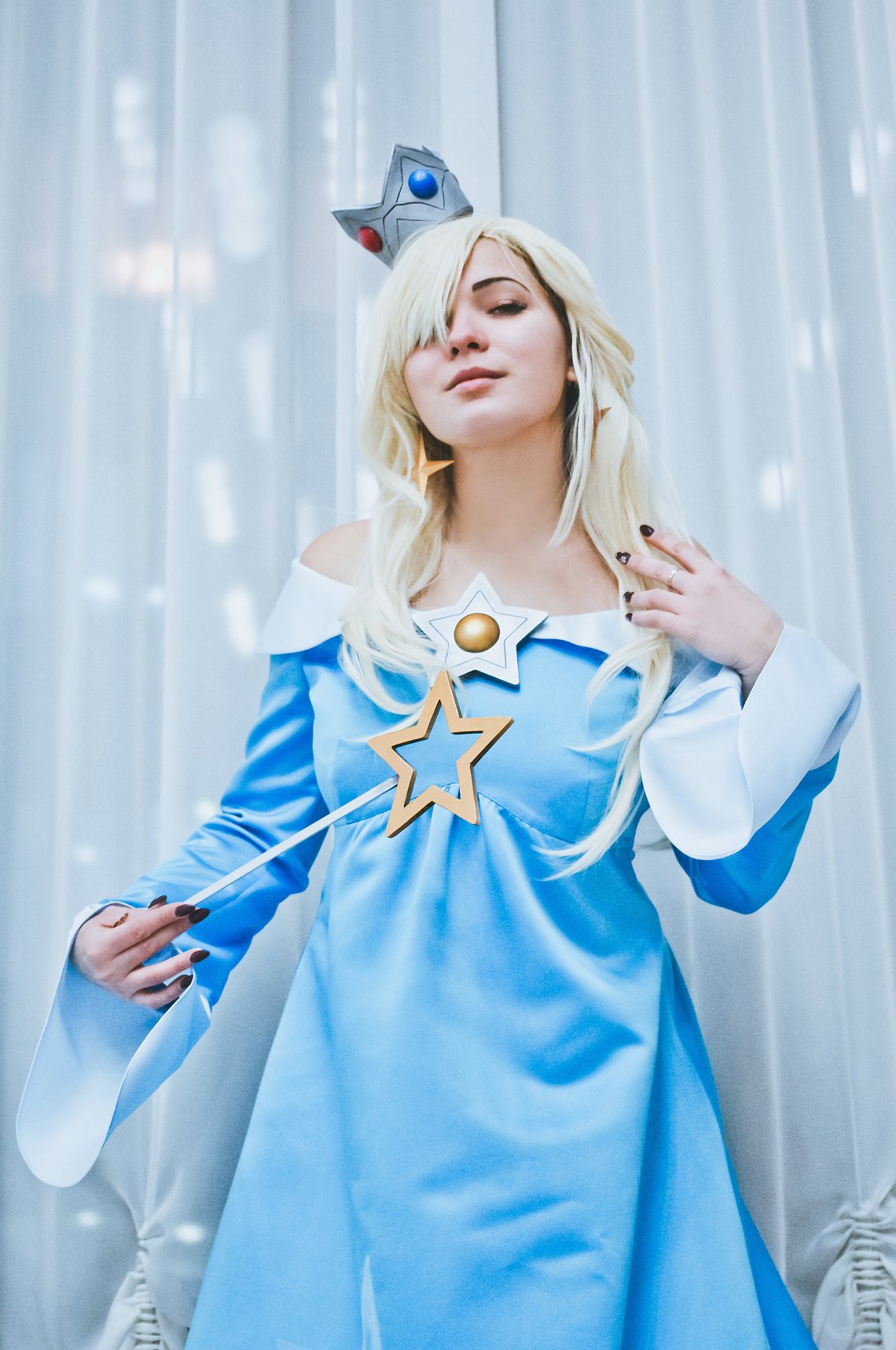 Princess Rosalina cosplay costume Super Mario Galaxy Video Game