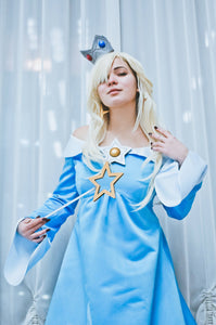 Princess Rosalina cosplay costume Super Mario Galaxy Video Game outfit Mother of Lumas cosplay dress