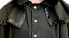 Load image into Gallery viewer, Black Cotton Drill Ghost Nameless Ghoul Robe Coat Cosplay LARP Steampunk