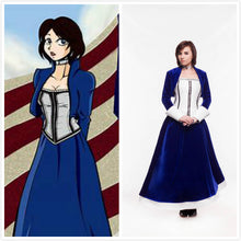 Load image into Gallery viewer, Elizabeth cosplay costume dress from Bioshock Infinite outfit from Bioshock video game trilogy Halloween costume