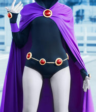 Load image into Gallery viewer, Raven from Teen Titans Go cosplay costume Teen titans go party Halloween cartoon network clothing DC comics Young justice
