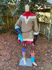 Custom Made Adventure Dress Tunic Leggings Costume or Cosplay Adult Cassandra Outfit