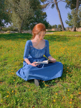 Load image into Gallery viewer, Delightful Pure Cotton Elegant Jane Austen dress  Aesthetic Dress