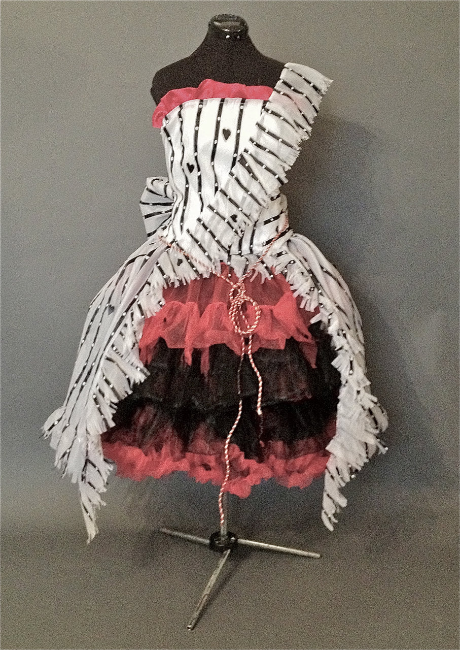 Alice in Wonderland Red Um Dress Recreation Costume – MJcostume