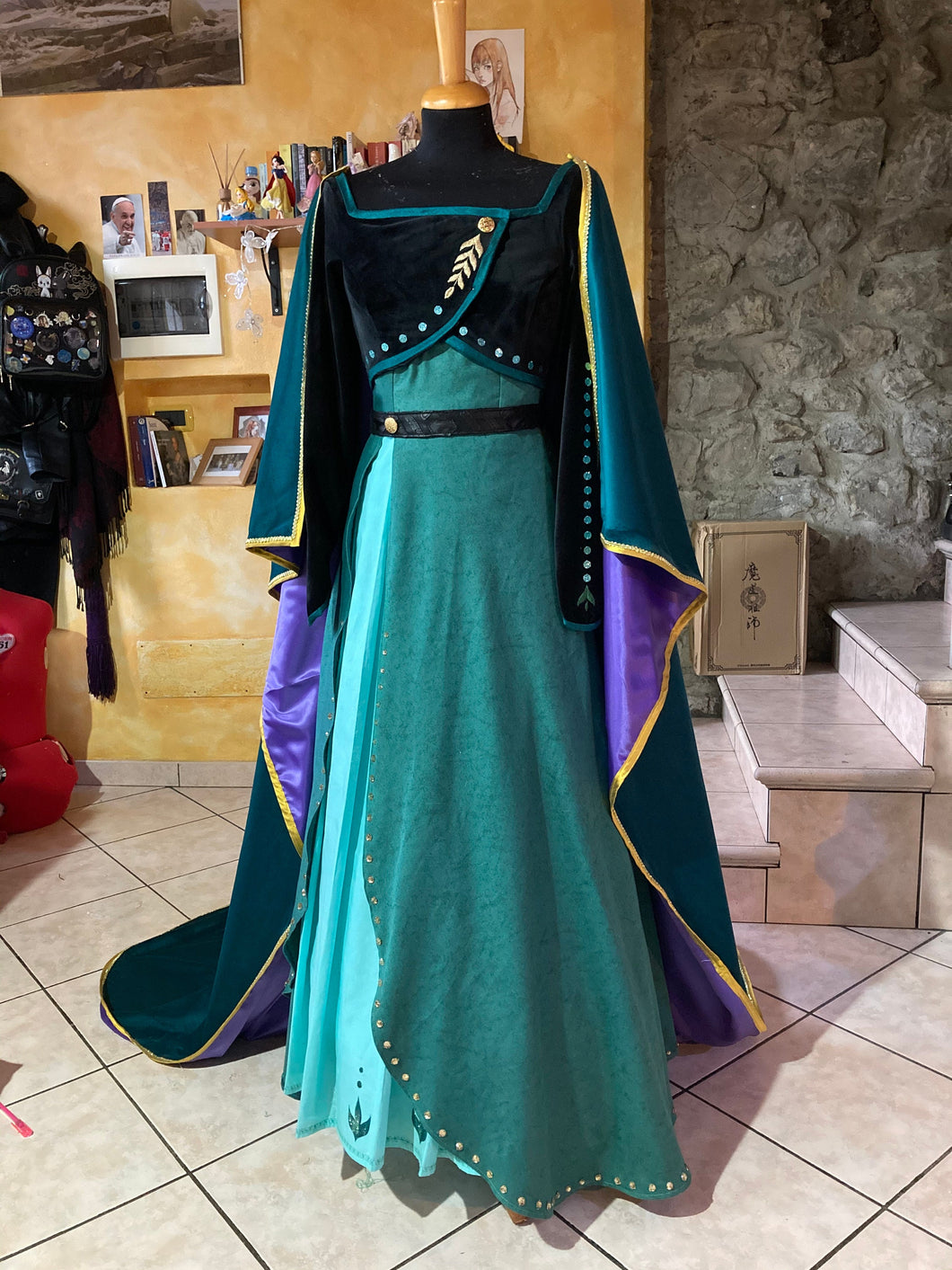 Anna queen arendelle frozen 2 costume cosplay