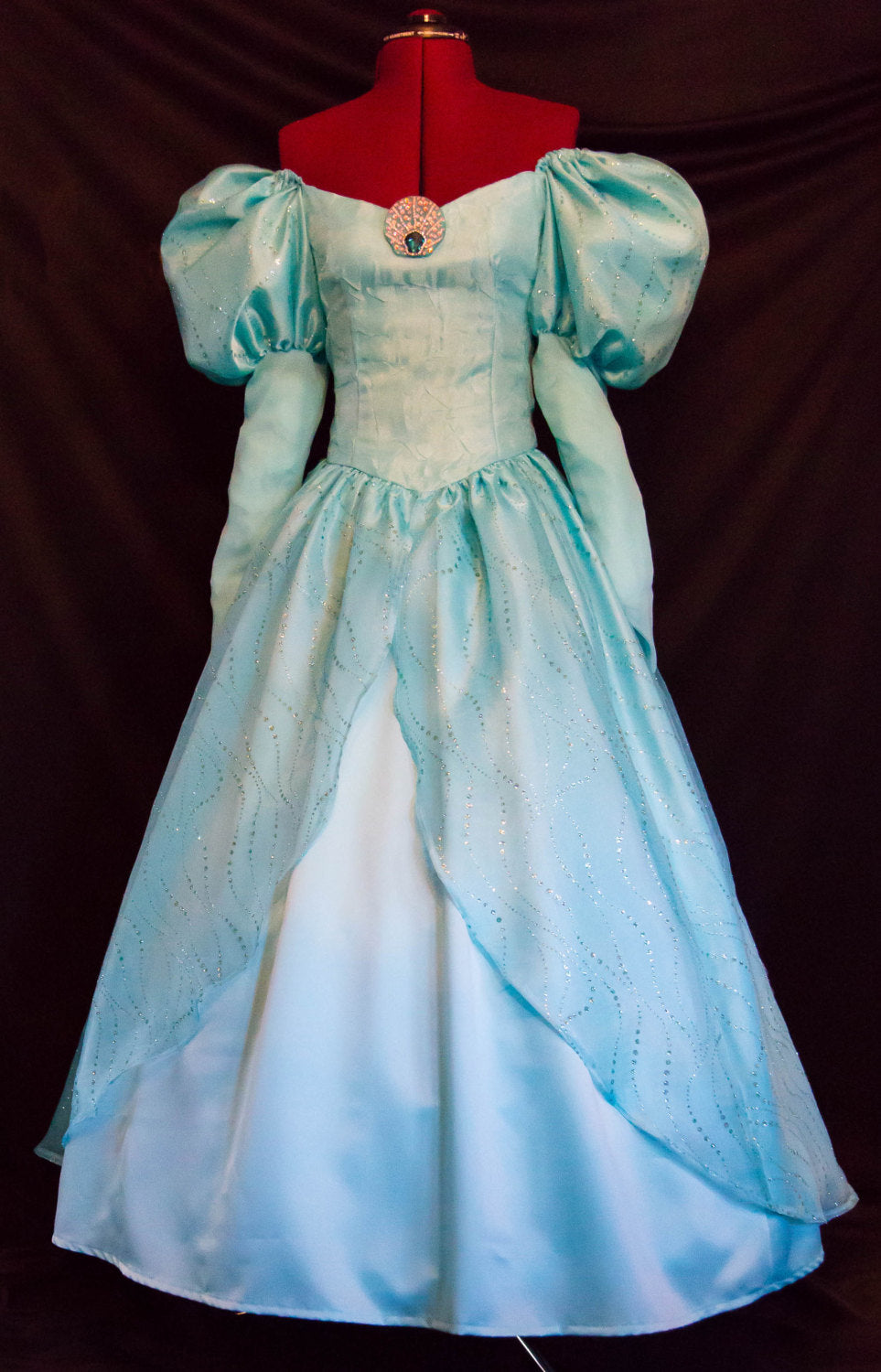 disney little mermaid dress Costume Ariel Dress Cosplay Costume ADULT Custom Size Cosplay DELUXE L – MJcostume